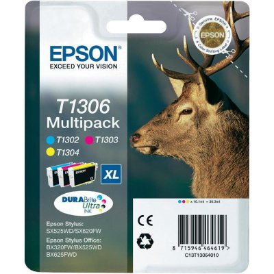 EPSON  T1306 C/M/Y XL Pack Couleurs