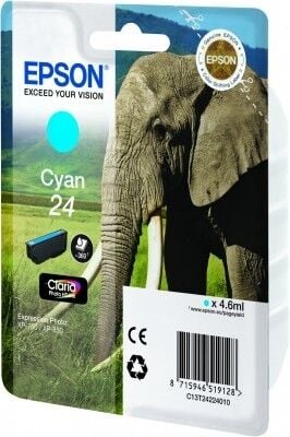 EPSON  T2422 Cartouche d'encre Cyan Original C13T24224012