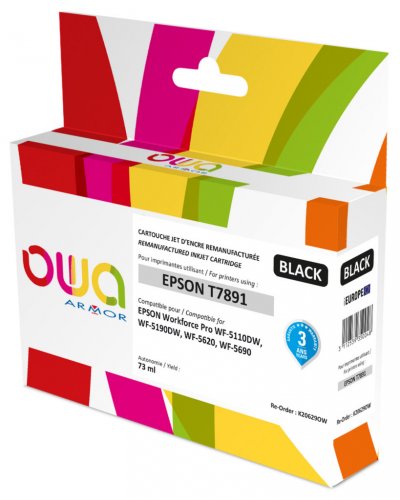 OWA Epson T789 Encre Remanufactur&eacute;e Haute Capacit&eacute; Magenta