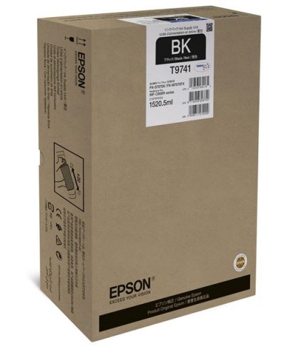 EPSON  T9741 1520.5ml 86000pages Noir cartouche d'encre