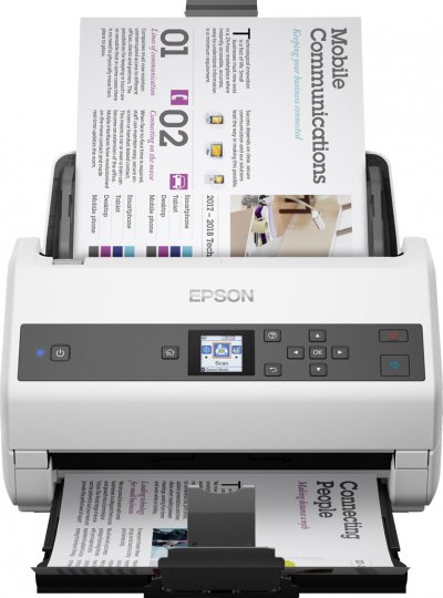 EPSON  Workforce Ds-970 Scanner Blanc,Noir