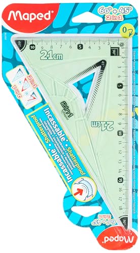 MAPED Equerre 60/45-21cm 2en1 Flex  - L'&eacute;querre