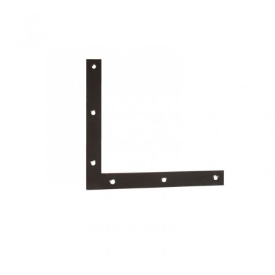 AFBAT Equerre d&eacute;coup&eacute;e frais&eacute;e 25x4 l.220mm noir - 