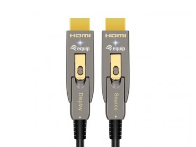 EQUIP  119413 c&acirc;ble HDMI 20 m HDMI Type-A/HDMI Type-D Noir - Neuf