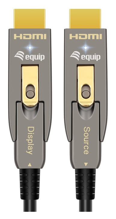 UNISEX Equip 119471 c&acirc;ble HDMI 10 m HDMI Type-A/HDMI Type-D Noir - Neuf
