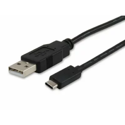 EQUIP  12888107 Usb-a O Usb-c Cable 1 M Noir