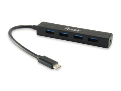 EQUIP  128954 Usb-c 3.0 Hub 4 Ports Noir