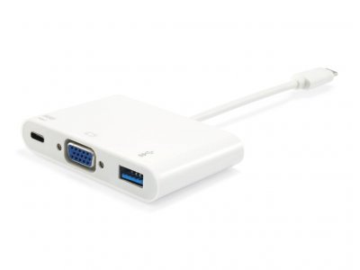 EQUIP  133462 station d'accueil USB 3.2 Gen 1 (3.1 Gen 1) Type-C Blanc