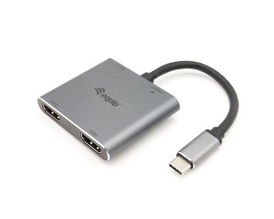 EQUIP  133484 station d'accueil USB 3.2 Gen 1 (3.1 Gen 1) Type-C Argent