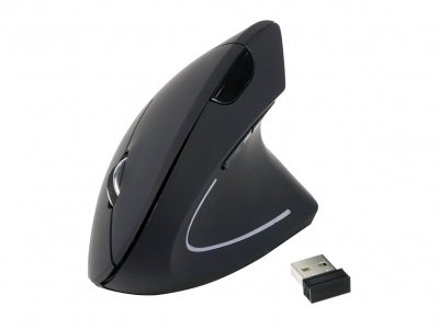 EQUIP  245110 rat&oacute;n inal&aacute;mbrico ergon&oacute;mico 1600dpi negro