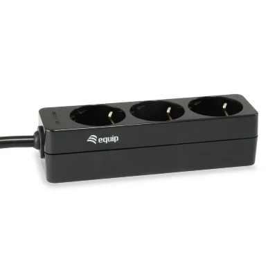 DIGITAL DATA COMMUNICATIONS Equip 333280 Electrical Strip 3 Ports Noir
