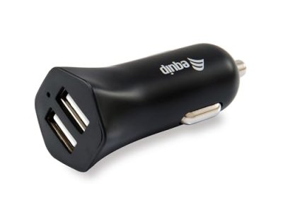 EQUIP  Chargeur de Voiture USB 2 Ports 12 W 5 V