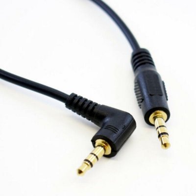 EQUIP  Jack 3.5 Mm To 90&ordm; Jack 3.5 Mm Cable 2.5 M Noir
