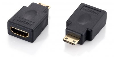DIGITAL DATA COMMUNICATIONS Equip Mini Hdmi To Hdmi Adapter Noir