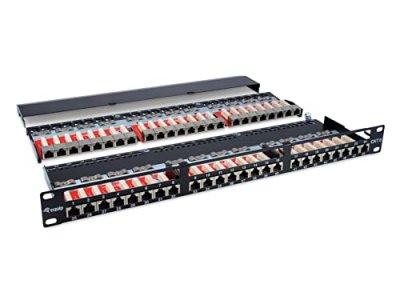 UNISEX Equip - Panneau de brassage - 48 ports C6 - Noir