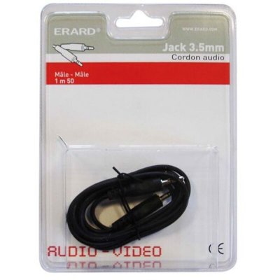 ERARD  Connect 1501 Cordon Jack 3,5 mm m&acirc;le/Jack m&acirc;le 1,50 m