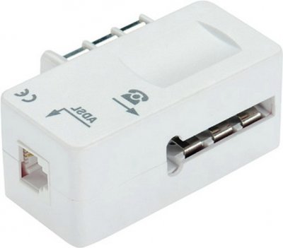 ERARD  Connect - Filtre adsl 2 + prise t&eacute;l&eacute;phone - femelle RJ11 femelle