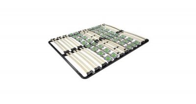 GENERIQUE Ergo sommier &agrave; lattes ergonomique avec plots de soutien 180x200 cm