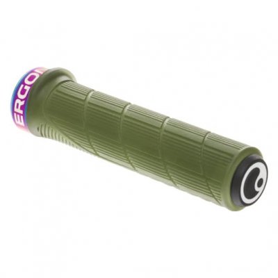 ERGON  - GD1 Evo Slim Factory - Poign&eacute;es de v&eacute;lo vert olive