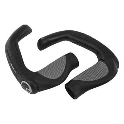ERGON  GP5 Comfort Handlebar Grips - Noir} - Large, Noir}