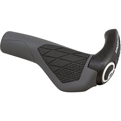 ERGON  GS2 Grip de VTT et de V&eacute;lo Adulte Unisexe, Noir, Taille Unique