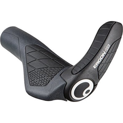 ERGON  GS3-S Grip de VTT et de V&eacute;lo Adulte Unisexe, Noir, Taille Unique