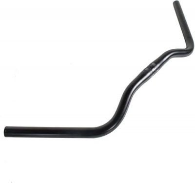 ERGOTEC  - Cintre V&eacute;lo Stuttgart Alu 610Mm 31.8 H.46Mm 52&ordm; Noir