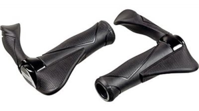 ERGOTEC  Mf2 Mtb Kraton 22 Mm Handlebar Grips Noir 130 / 130 mm