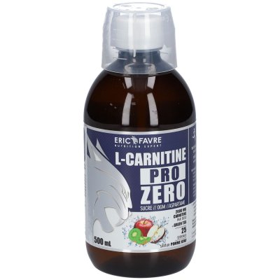 ERIC FAVRE  Carnitine Pro Z&eacute;ro - Saveur Pomme Kiwi - Bouteille 500 ml
