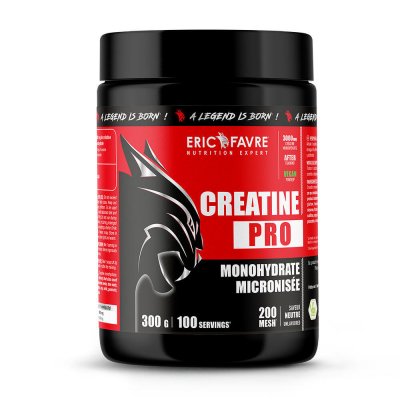 ERIC FAVRE NUTRITION EXPERT Eric Favre - Pure Creatine - Cr&eacute;atine Pro Zero 300g - Bcaa & Acides Amines - Neutre 
