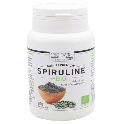 ERIC FAVRE  Spiruline Vegan 50.2 boite de 100 comprim&eacute;s