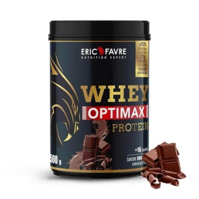 ERIC FAVRE  - Whey Optimax Protein - Proteines - Chocolat - 500g 