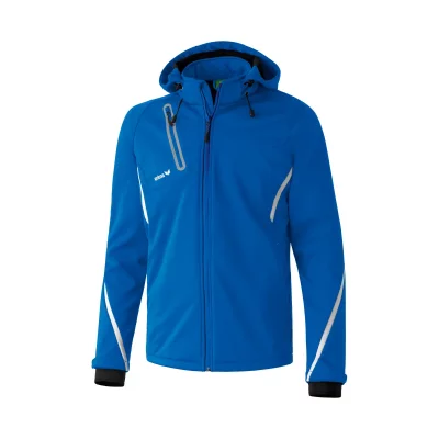 ERIMA  Basic Fonction Veste Softshell Homme, New Royal/Blanc, XL