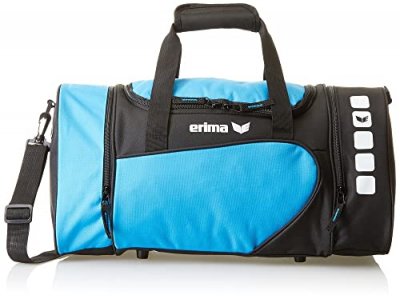 ERIMA  Sac de Sport Club 5 Mixte Adulte, Cura&ccedil;ao/Noir, FR : L (Taille Fabricant : L)