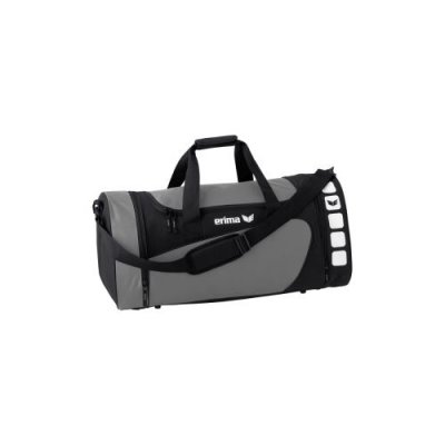 ERIMA  Sac de Sport Club 5 Mixte Adulte, Granit/Noir, FR : L (Taille Fabricant : L)