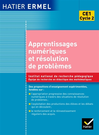Ermel - Apprentissages num&eacute;riques et r&eacute;solution de probl&egrave;mes CE1