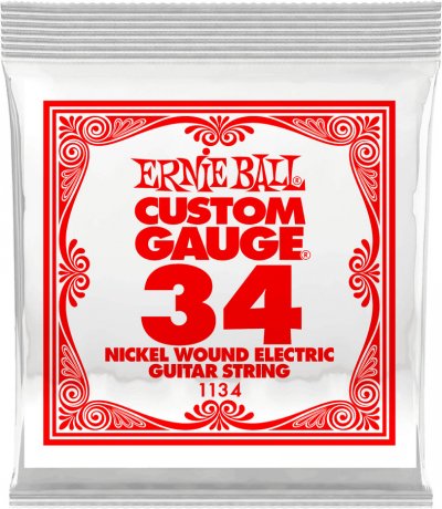 ERNIE BALL  1134 - Corde &Eacute;lectrique Au D&eacute;tail Slinky - Tirant 034