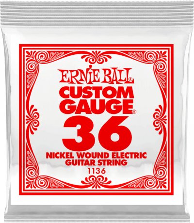 ERNIE BALL  1136 - Corde &Eacute;lectrique Au D&eacute;tail Slinky - Tirant 036