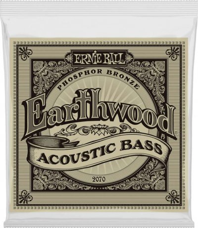ERNIE BALL  2070 - Jeu De Cordes Basse Acoustique - Earthwood Phosphore Bronze