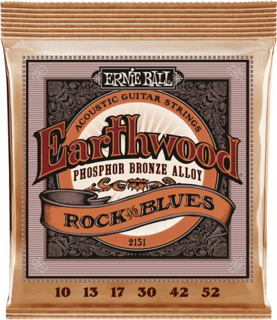 ERNIE BALL  2151 Hybrid Slinky Acoustic Jeu De Cordes Guitare Folk .010 - .052