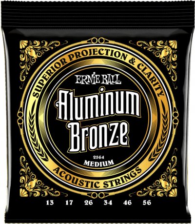 ERNIE BALL  2564 Aluminium Bronze Cordes Guitare Folk Acoustique 13-56