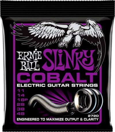 ERNIE BALL  2720 Cobalt Power Slinky Jeu De Cordes Pour Guitare &Eacute;lectrique