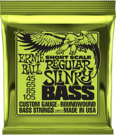 ERNIE BALL  2852 - Jeu de cordes basse Regular Slinky short scale - 45-105