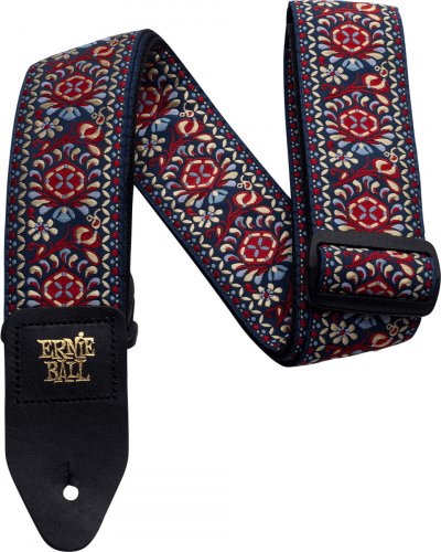 ERNIE BALL  4091 - sangle guitare jacquard - royal bloom