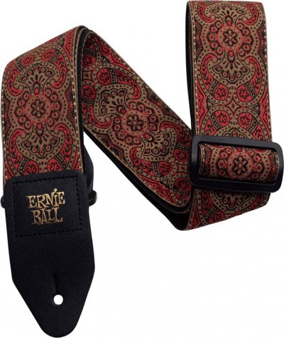 ERNIE BALL  4162 - Sangle guitare Jacquard - Crimson paisley
