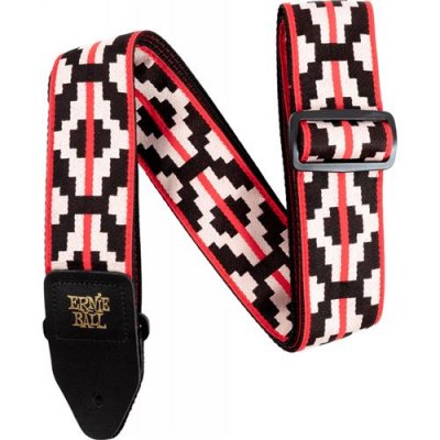 ERNIE BALL  5322 - Sangle Jacquard Ristra Red