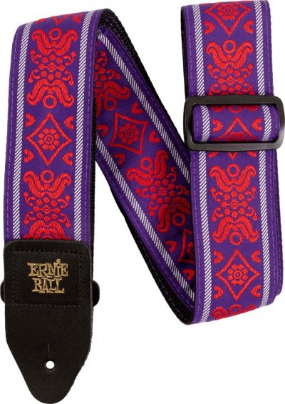 ERNIE BALL  5330 - Sangles Jacquard Royal Flush Red