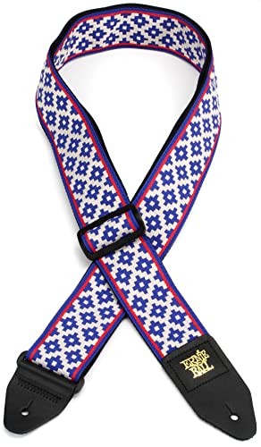 ERNIE BALL  5336 - Sangle Jacquard Blue Crux