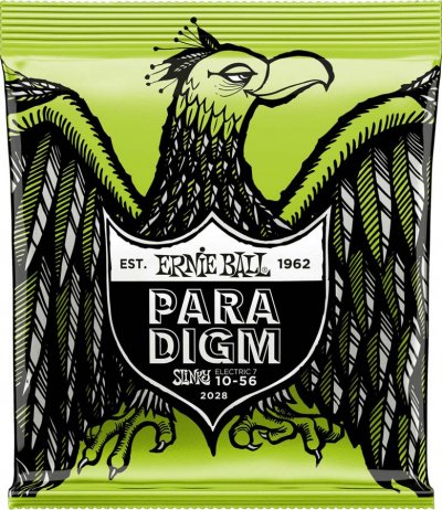 ERNIE BALL  Regular Slinky Paradigm Cordes pour guitare &eacute;lectrique &agrave; 7 cordes, calibre 10-56