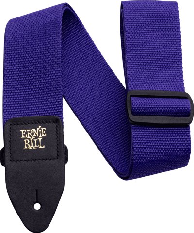 ERNIE BALL  Sangle de guitare en polypropyl&egrave;ne, violette